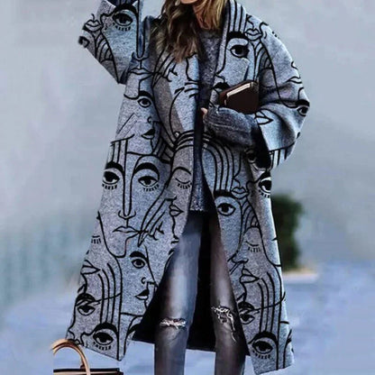 Stefanie | Damen Winter Oversized Langmantel