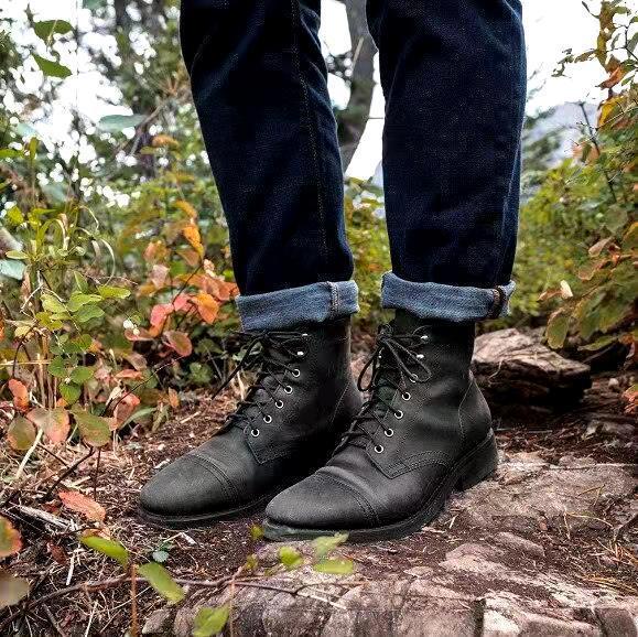 Edith | Herren Winter Leder Schnürstiefel